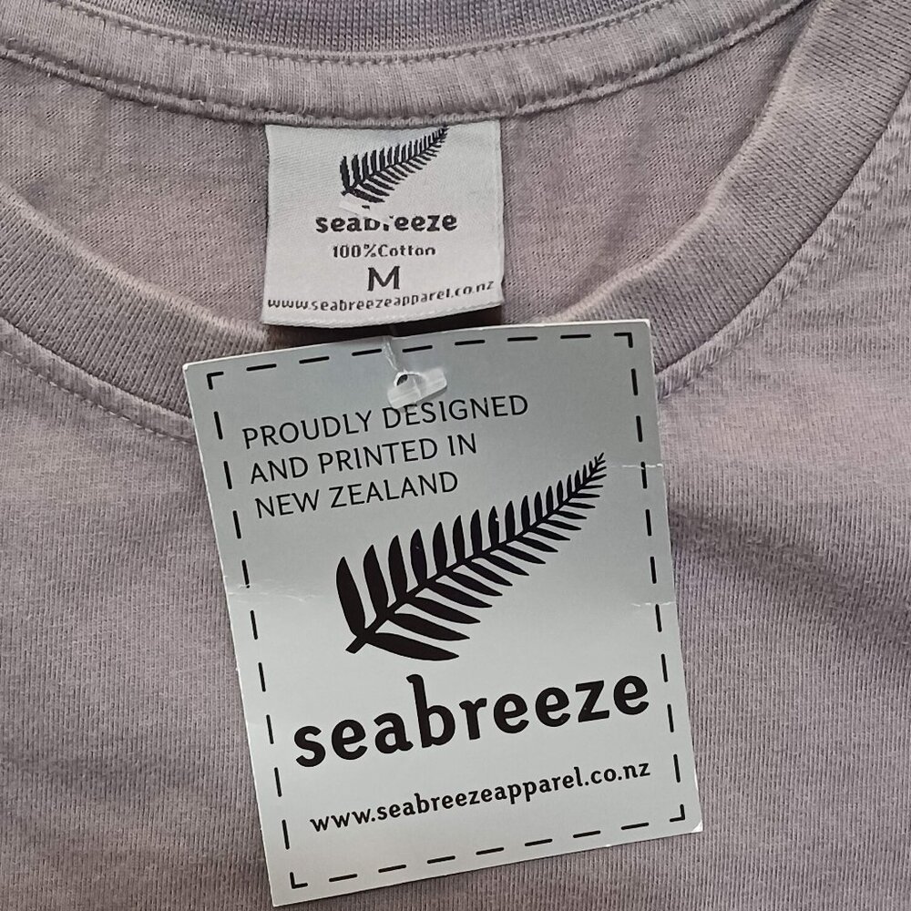 Seabreeze New Zealand Untamed Cotton Graphic T-Shirt Size Medium - Picture 3 of 6
